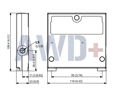 157B2015 Сливная секция PVG 32 Danfoss