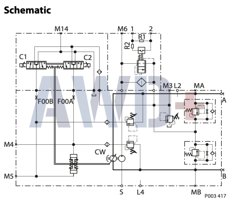 H1P078L Аксиально-поршневой насос Danfoss серии H1-P-078-L