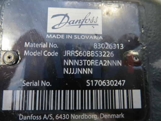 83026313 / JR-R-S60B-BS-32-26-NN-N-3-T0RE-A2N-NNN-JJJ-NNN Аксиально-поршневой насос Danfoss JRRS60