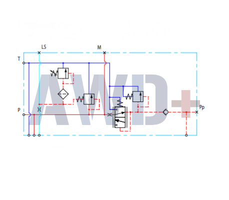157B5110 Напорная секция распределителя PVG 32