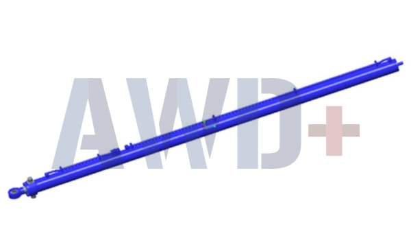 Гидроцилиндр под давлением буровой установки