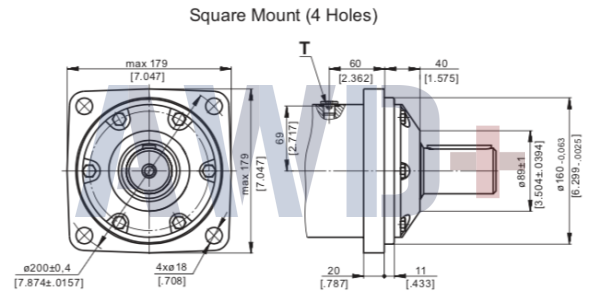 Гидромотор M+S MV 400 C