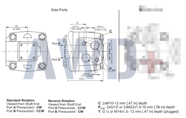 Гидромотор M+S MS 250 C