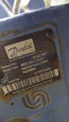 83021867 / JR-R-S75C-LS-25-20-NN-N-3-S1AE-A2N-NNN-JJJ-NNN Аксиально-поршневой насос Danfoss JRRS75