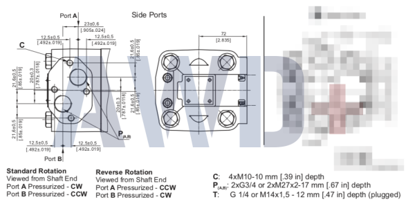 Гидромотор M+S MT 250 C