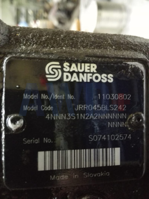 11030802 / JR-R-045B-LS-24-24-NN-N-3-S1N2-A2N-NNN-NNN-NNN Аксиально-поршневой насос Danfoss JRR045