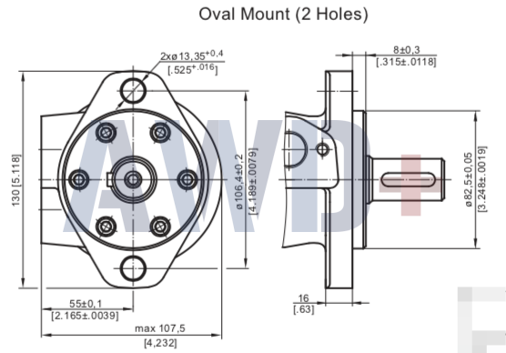 Гидромотор M+S MR 160 C