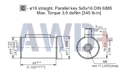Гидромотор M+S MM 8 C