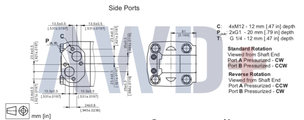 Гидромотор M+S MV 400 C