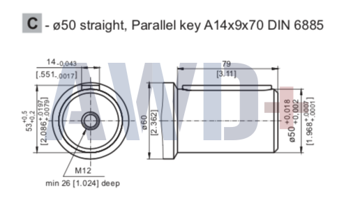 Гидромотор M+S MV 400 C