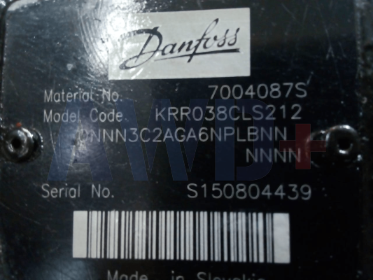 7004087S / KR-R-038C-LS-21-2O-NN-N-3-C2AG-A6N-PLB-NNN-NNN Аксиально-поршневой насос Danfoss KRR038