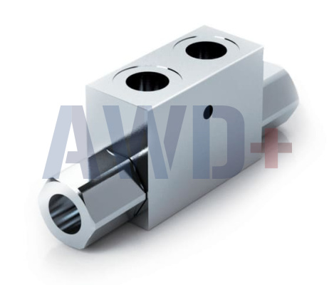 VBPDE L-G1/4 - Гидрозамок трубного монтажа, G1/4", 20 л/мин., 350 бар, 1:4,5, давление открытия 3,5 Бар