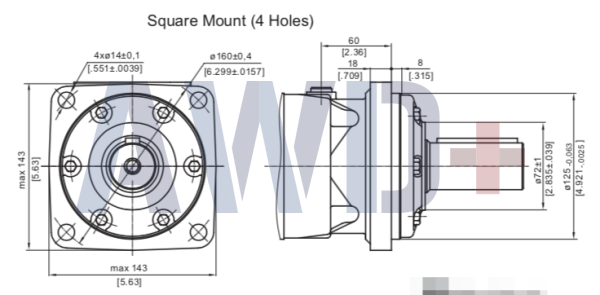 Гидромотор M+S MT 250 C