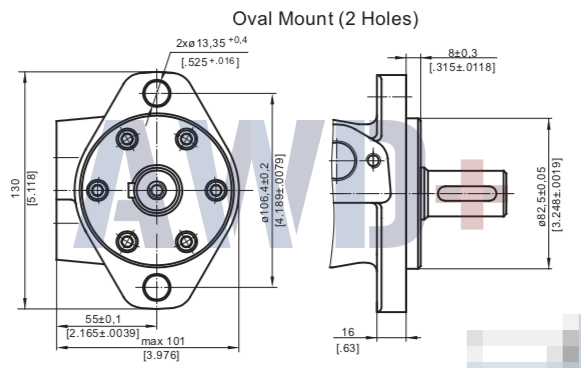 Гидромотор M+S MP 25 C