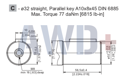 Гидромотор M+S MS 250 C