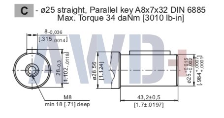 Гидромотор M+S MP 25 C
